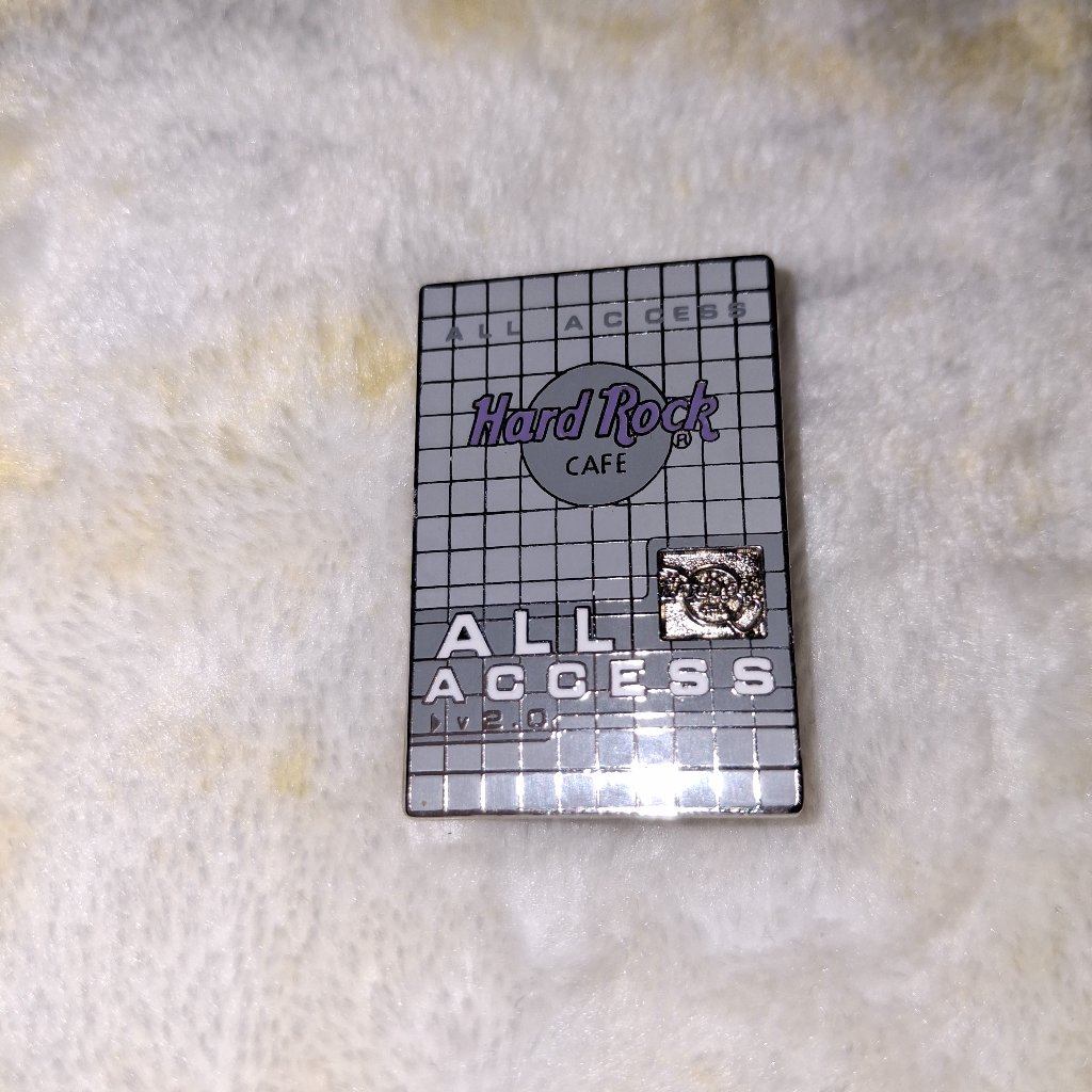 Vintage Hard Rock Cafe All Access V 20 Membership Pin 15$
